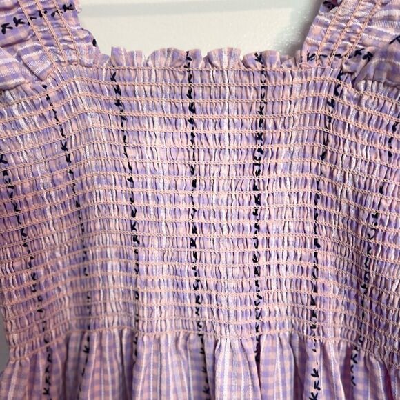 Caara Daphne smocked tiered dress.Size S - Picture 7 of 13